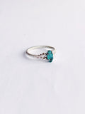 Cabochon ring / Vert émeraude
