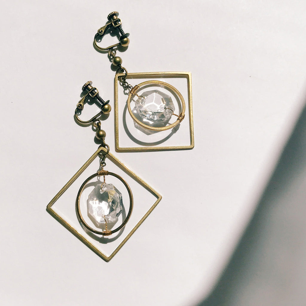 PROMO / Planet earrrings square
