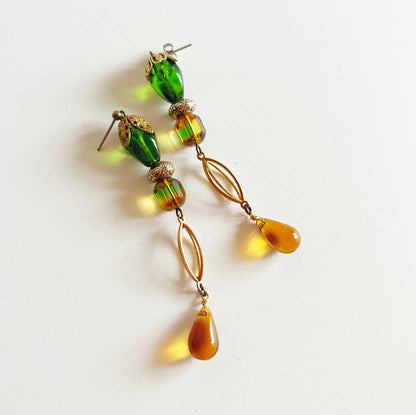 Fruits glass earrings