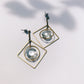 Chandelier earrings -clear-