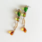 Fruits glass earrings