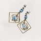 Chandelier earrings -lightblue-